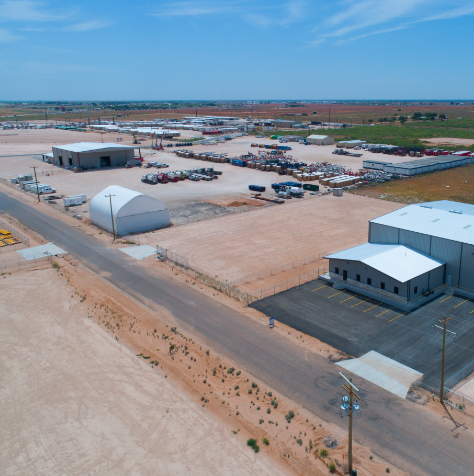 Aerial Drone Shot of Construction Site